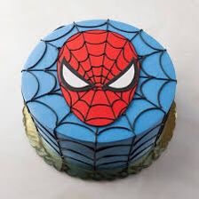 2 kg Spiderman Cake